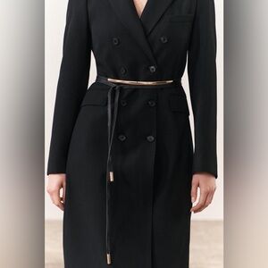 NWOT ZARA Leather Tubular Belt